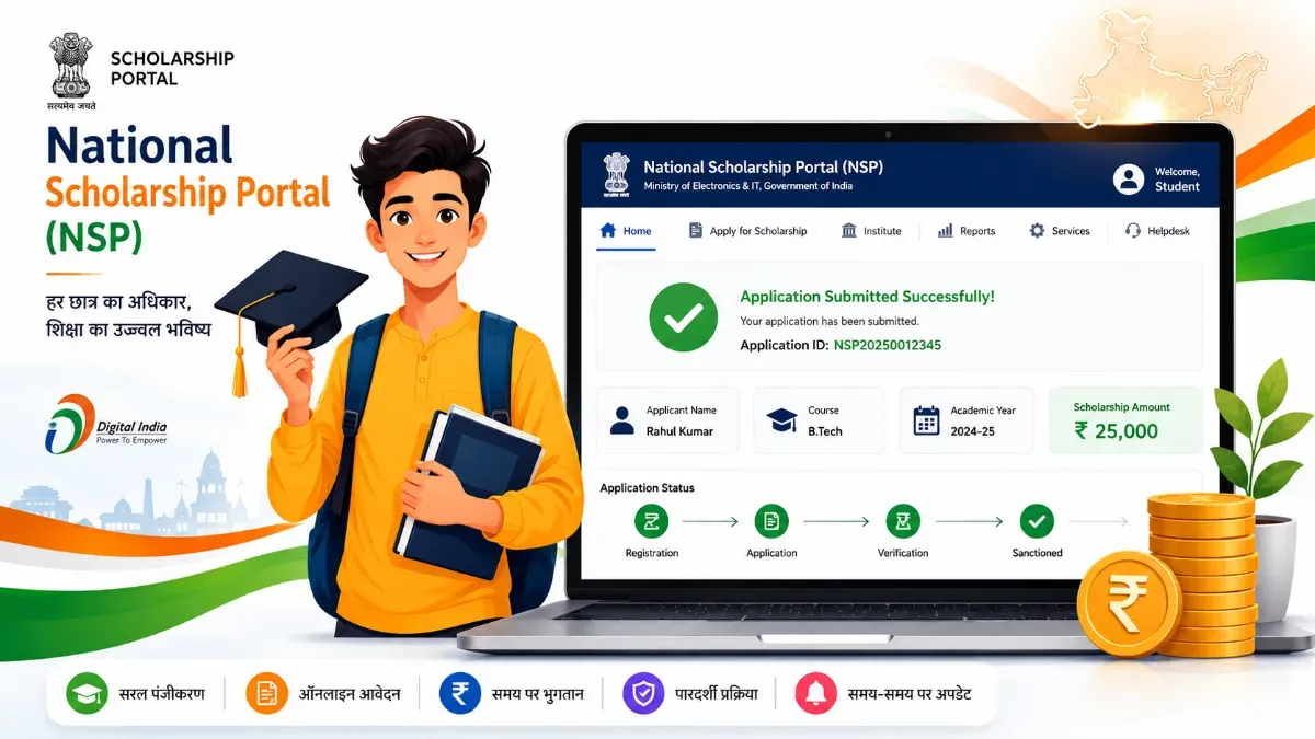 National Scholarship Portal 2026-27: NSP OTR Registration, Last Date, Login